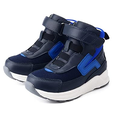 Orthopedic Shoes for Kids,High Top Corrective Sneakers with Arch & Ankle Support for Girls and Boys' Flat Foot,Anti-Slip Soles Blue