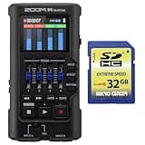 Zoom R4 MultiTrak SD Recorder, 32GB SD Card Bundle