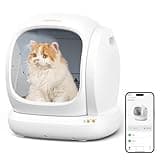 MeoWant Self Cleaning Cat Litter Box, Open-Top Automatic Cat Litter Box with Safety Protection, App Control, Odor-Free Cat Litter Box for Multiple Cats