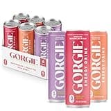GORGIE Sugar Free Natural Energy Drinks, Sparkling Original Variety Pack (6 Cans) Healthy Energy Drink, Natural Coffee Replacement with Green Tea Caffeine and Biotin 150mg Caffeine, Vegan, Low Calorie