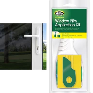 Gila 3-in-1 Heat Control DIY Window Film Sun Blocking Glare Reduction with Complete Installation Kit