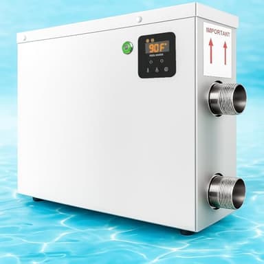 STPFFOT Electric Pool Heater for Inground & Above Ground Pools 11KW 220V, Hot Tub Heaters with Digital Touch Screen, SPA Water Thermostat Swimming Pool Warmer
