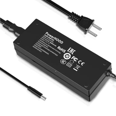 PowerHOOD 12V AC/DC Adapter Compatible with Buffalo LinkStation SoHo 220 LS220D0402B LS220D0802B LS220D1202B 4TB 8TB 12TB 2-Bay Desktop NAS Cloud Network Attached Storage Power Supply Charger PSU