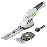 PHALANX Cordless Grass Shears 2-in-1 Handheld Hedge Trimmer,7.2V Electric Grass Trimmer Turnable Handle, Rechargeable Lithium-Ion Battery and Charger Included for Lawn/Garden