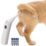 Hzran Pet Accurate Fever Detection Thermometer, Animal Temperature Monitor, Fast Read Digital Veterinary Thermometer for Dog, Cat, Horse, Pig, Rabbit, Hamster, Guinea Pig