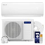 DELLA Econo Series 11000 BTU Mini Split Air Conditioner, Works with Alexa, 17 SEER2 Cools up to 550 Sq. Ft, Wifi Enabled AC & Heater Ductless Inverter System with Heat Pump, 16ft Installation Kit