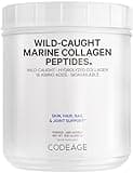 Codeage Marine Collagen Powder - Wild-Caught Hydrolyzed Fish Collagen Peptides - Type 1 & 3 Collagen Protein Supplement - Amino Acids for Skin, Hair, Nails - Paleo Friendly, Non-GMO, 15.87 Ounces
