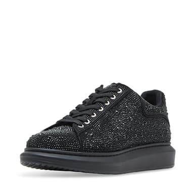 Steve Madden Men's ICEBOX Sneaker, Black Rhinestone, 8.5