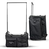 Dream Duffel Recital Collapsible Duffel, Dance Bag with Telescoping Garment Rack, Collapsible Body, Exterior & Interior Pockets, 27”x17”x16”, Black