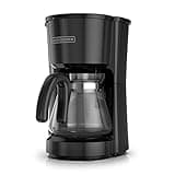 BLACK+DECKER CM0700BZ 4-in-1 5-Cup Coffee Station Coffeemaker, Black