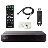 Sony 4K Upscaling 3D Streaming Blu-ray DVD Player Built in Wi-Fi - Remote Control - High Speed 6 Foot 4K HDMI Cable - Ultra USB Flash Drive 64GB (BDP-S6700)…