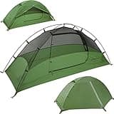 Clostnature Crux 1 Person Tent for Backpacking - Ultralight One Person Backpacking Tent, Hiking Tent for One Man, Solo, Single Person