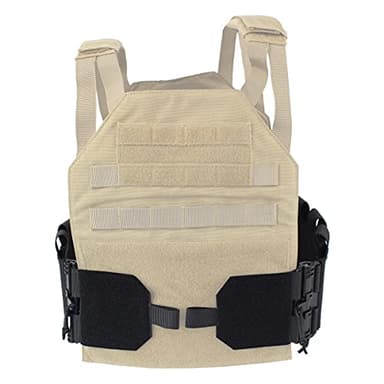 LytHarvest Elastic Cummerbund for Vest Quick Release Mounting Strap Tactical Stretch Cummerbund with 3 x AR Magazine Pouches for JPC CPC LBT LBX (Black)