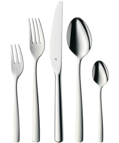 WMF Cutlery Set 30-Pieces for 6 Persons Boston Cromargan 18/10 Stainless Steel Brushed