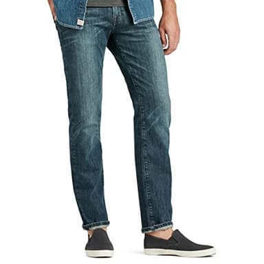 Lucky Brand Men's 221 Original Straight Leg Jean, Blue Gold, 34W X 32L