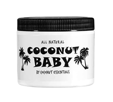 Coconut Baby Oil for Hair & Skin Care, Natural & Organic, Coconut Oil for Cradle Cap, Eczema, Infant Scalp Relief, Hair Oil for Curly Hair - Newborn Moisturizer for Sensitive Skin, Unscented - 2 fl oz