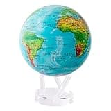 MOVA Globe Blue Relief Map 4.5"