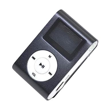 Mp3 Player For Sports, Travelling Usb Portable Music Player with Speaker Lcd Screen Digital Music Long Standby Time Rechargeable Mp3 Player for Kids Cool Stuff Tech Gadgets Electronics for Men (Black)