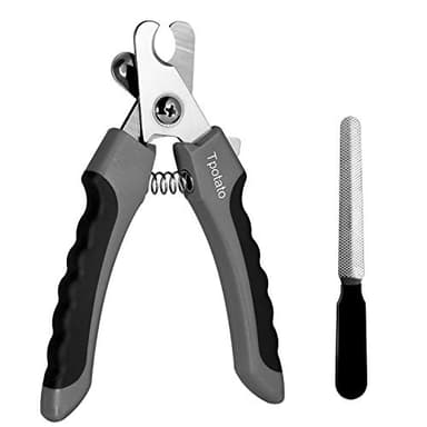 Tpotato Dog Nail Clippers,Dog Nail Trimmers for Large Breed Dog with Quick Sensor,Safari Professional Cat Nail Clipper with Safety Guard and Nail File.