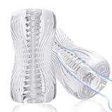 Abanney Male Masturbator Sex Toys - Adult Sex Toy Pocket Pussy, TPE Male Masturbation Sleeve, Penis Training Sex Toy for Men, 3D Realistic Texture Spiral Tunnel Stroker, Couple Sex Toy & Game