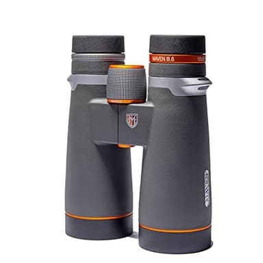 Maven B6 50mm ED Binoculars (12X50, Gray/Orange)