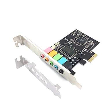 Padarsey PCIe 5.1 Internal Sound Card for PC, Windows 7, 3D Stereo Audio Card, CMI8738 Chip, PCI Express Adapter
