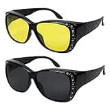 Sunglasses that Fit Over Glasses for Women UV Protection Polarized and Night Vision Fitover Eyeglasses