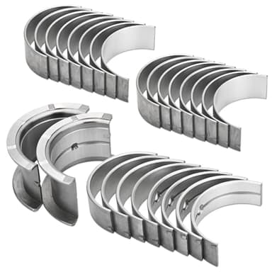 STD Main & Rod Bearings Kit Compatible with Chevy GM 1968-2002 SBC 350 305 327 307 5.7L 5.0L V8 Car & Truck Engines - 2.450in Journal Standard Size Replace# MS909A BC296J BB253J CB663A 8-2555A