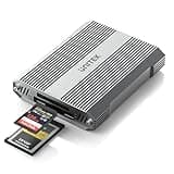 CFexpress Type B and SD4.0 UHS-II Dual-Slot Memory Card Reader, 10Gbps USB 3.2 Gen 2, CF Express Reader for CFexpress Type B/SD/SDHC/SDXC/SDUC, Plug and Play, Compatible with Windows/Mac/Linux/Android