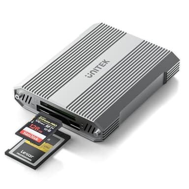 CFexpress Type B and SD4.0 UHS-II Dual-Slot Memory Card Reader, 10Gbps USB 3.2 Gen 2, CF Express Reader for CFexpress Type B/SD/SDHC/SDXC/SDUC, Plug and Play, Compatible with Windows/Mac/Linux/Android