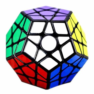 Megaminx Speed Cube, 3x3x3 Pentagonal Speed Cube Dodecahedron Magic Cube Puzzle Black