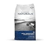Diamond Naturals Real Meat Premium Small & Medium Breed Formulas Dry Dog Food with Protein, Probiotics and Antioxidants, Chicken and Rice, 6 pounds
