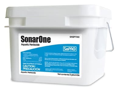 SonarOne Aquatic Herbicide 5 lbs EPA-Approved Pellet for Systemic Control of Hydrilla, Coontail, Elodea and Other Invasive Weeds, Slow-Release Granules for Long-Term Weed Management, Easy to Apply