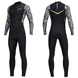 Dive Skins for Women Men Full Body Swimsuit Rash Guard Scuba Skin Thin Wetsuit, One Piece Long Sleeve Quick Dry Diving Skin UV Protection Surfing Spandex Wet Suit for Water Sport (L, Men Black)