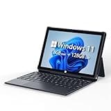 ADREAMER 10.1" Windows 11 Tablet 8GB RAM Quad-Core CPU Windows Tablet with Keyboard 5G WiFi FHD Display USB 3.0 Micro HDMI Dual Cameras.