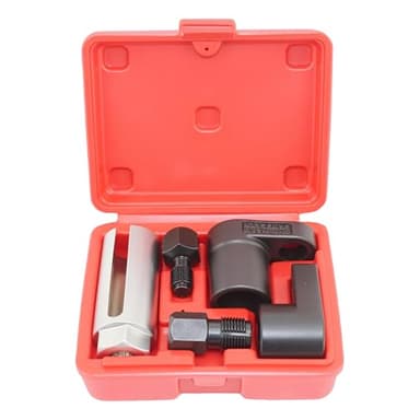 A ABIGAIL 5 PCS Automotive O2 Oxygen Sensor Socket Offset 02 sensor Wrench Remover Tool and Thread Chaser Tool