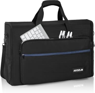 AKOZLIN 24 Inch Travel Monitor Bag Padded Monitor Carrying Case (NOT for iMac) for LCD Screens, TVs Transport with Shoulder Strap Accessories Pocket