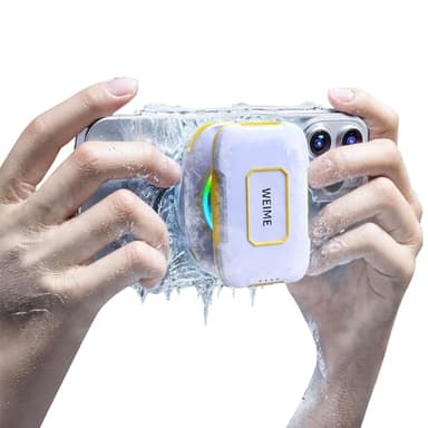 Cell Phone Cooler for Gaming,Magnetic Portable Rechargeable Battery Mobile Phones Radiator,Cellphone funcooler with RGB Lights for iPhone Series,ipad pro Tablet,Tikok Live