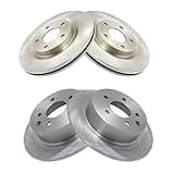 TXRRZMI Front & Rear Disc Brake Rotor Kit Set of 4 for Nissan for Juke 1.6L 2011-2017 SUV 5 Lug-Wheel Lug Count, Affordable and cost effective