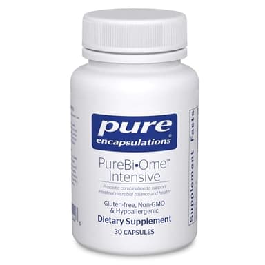 Pure Encapsulations PureBi•Ome Intensive | Hypoallergenic Multi-Strain Probiotic Blend to Support Healthy Intestinal Microflora Balance | 30 Capsules