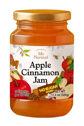 My Normal No Sugar Apple Cinnamon Jam - Keto, Diabetic-Friendly 11.28 oz