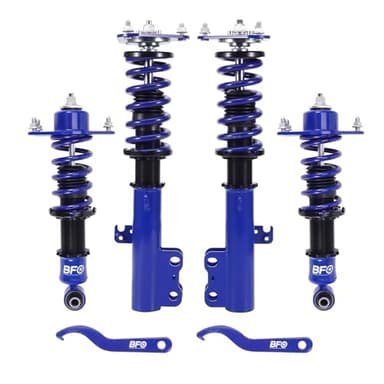 BFO Coilovers for Scion TC 2005-2010, Height Adjustable Full Coilovers Suspension Kit, Preset Damping Shock Absorber Struts, Lowering Kit Blue