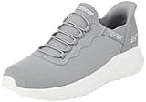 Skechers Men's Hands Free Slip-ins Bobs Squad Chaos-Daily Hype Sneaker, Grey, 10.5