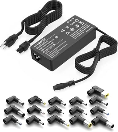SZGUDULO 90W Universal AC Adapter Laptop Charger Compatible with Dell HP Acer Asus Lenovo IBM Sony Fujitsu Gateway Notebook Ultrabook Chromebook Power Supply Cord with 16 Tips