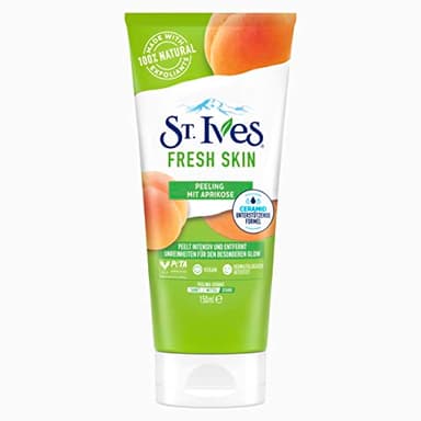 St. Ives Apricot Facial Scrub, Fresh Skin – Face Exfoliant for Balanced to Oily Skin, 6 Oz Ea