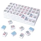 TIASUSAN American Mahjong Tile Set with 166 Blue Back Tiles (1.2”, Tiles Only), Mah jongg Game Set