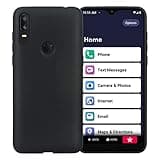 Lacass Jitterbug Smart3 Case, Silicone Soft TPU Bumper Flex and Easy Grip Case for Jitterbug Smart 3 (2021) for Seniors (aka Lively Smart) (Black)