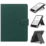 HoYiXi Universal Case Compatible with 6”-6.8” Kobo/Pocketbook/Tolino/Sony E-Book eReader Kindle Paperwhite/Kobo Clara HD/Kobo Clara 2E Leather Stand Cover for 6-6.8'' E-Book eReader,Green