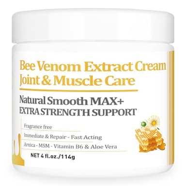 Zealand Bee Venom Professional Serum Treat, Joint & Muscle & Bone Gel - Easy to Use Fast Acting Soothing Effective Help for Back, Neck, Hand, Foot, Knee, Muscle, Shoulder, Hip, Nerves