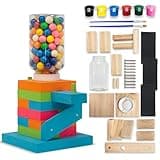 SparkJump DIY Wood Building Kits, STEM Woodworking Kit for Kids, Creative Fun Craft Projects, Great Gift for Boys & Girls (Candy Dispenser, 1-Pack)
